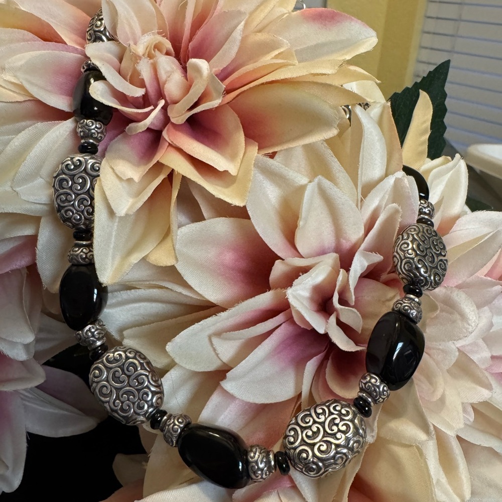 Brighton Black and Silver Necklace